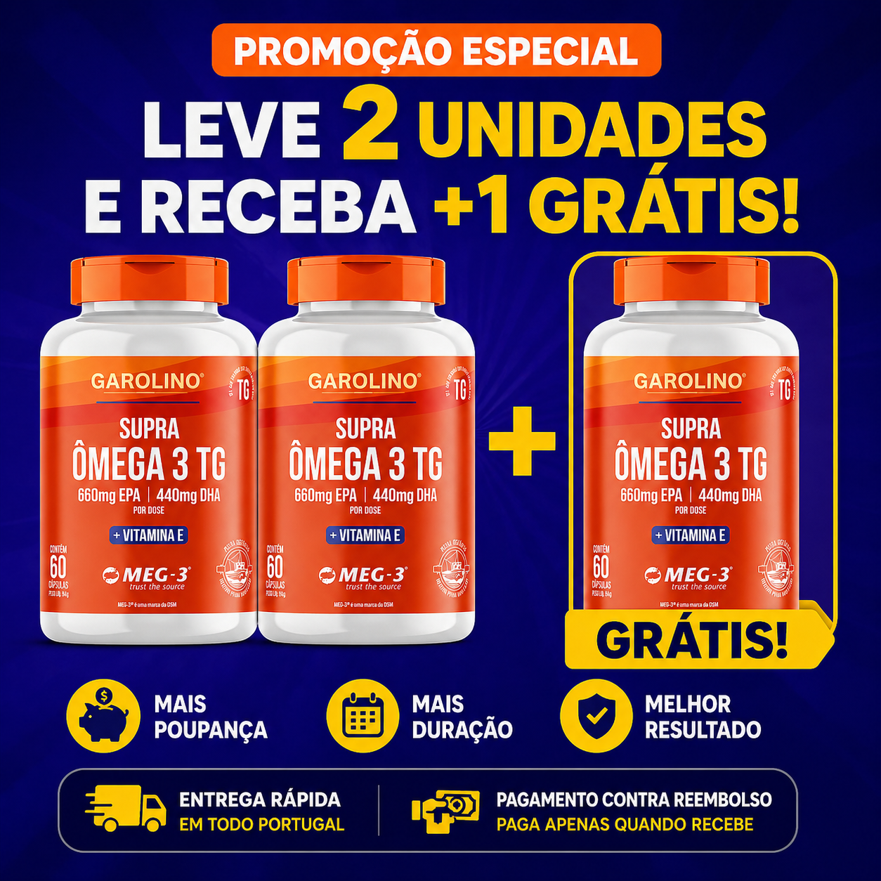 Omega-3 Óleo de peixe (Edição limitada)