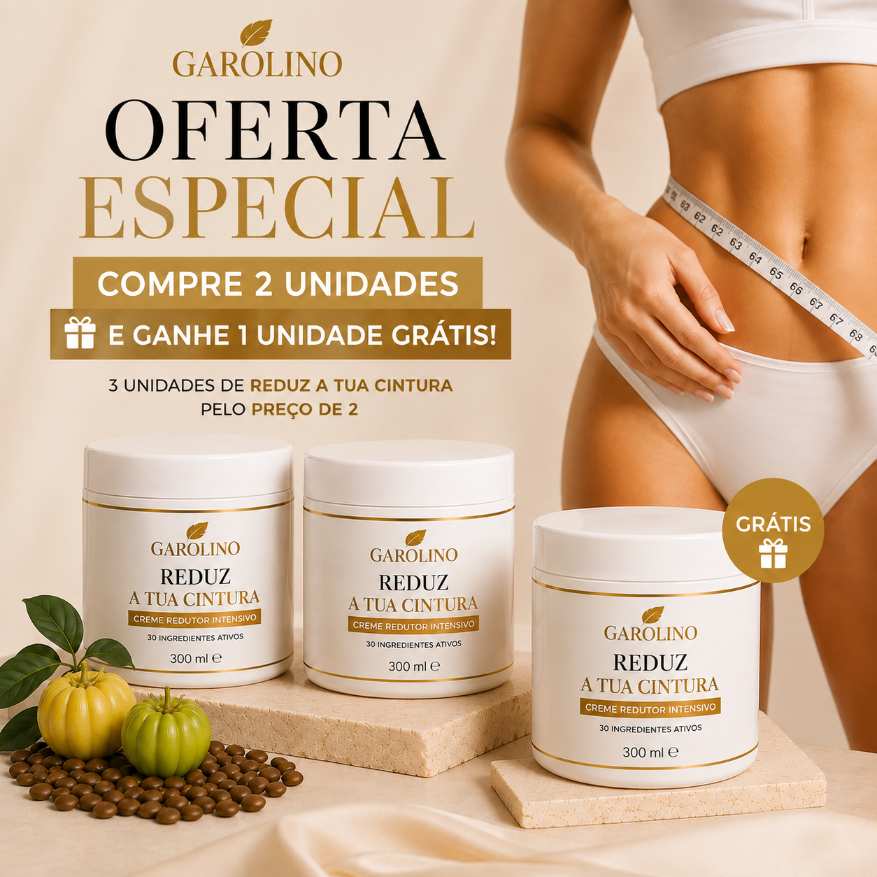 Creme Anticelulítico e Reafirmante (Edição Limitada)