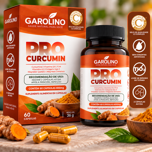 Garolino Pro Curcumin – Fórmula Premium