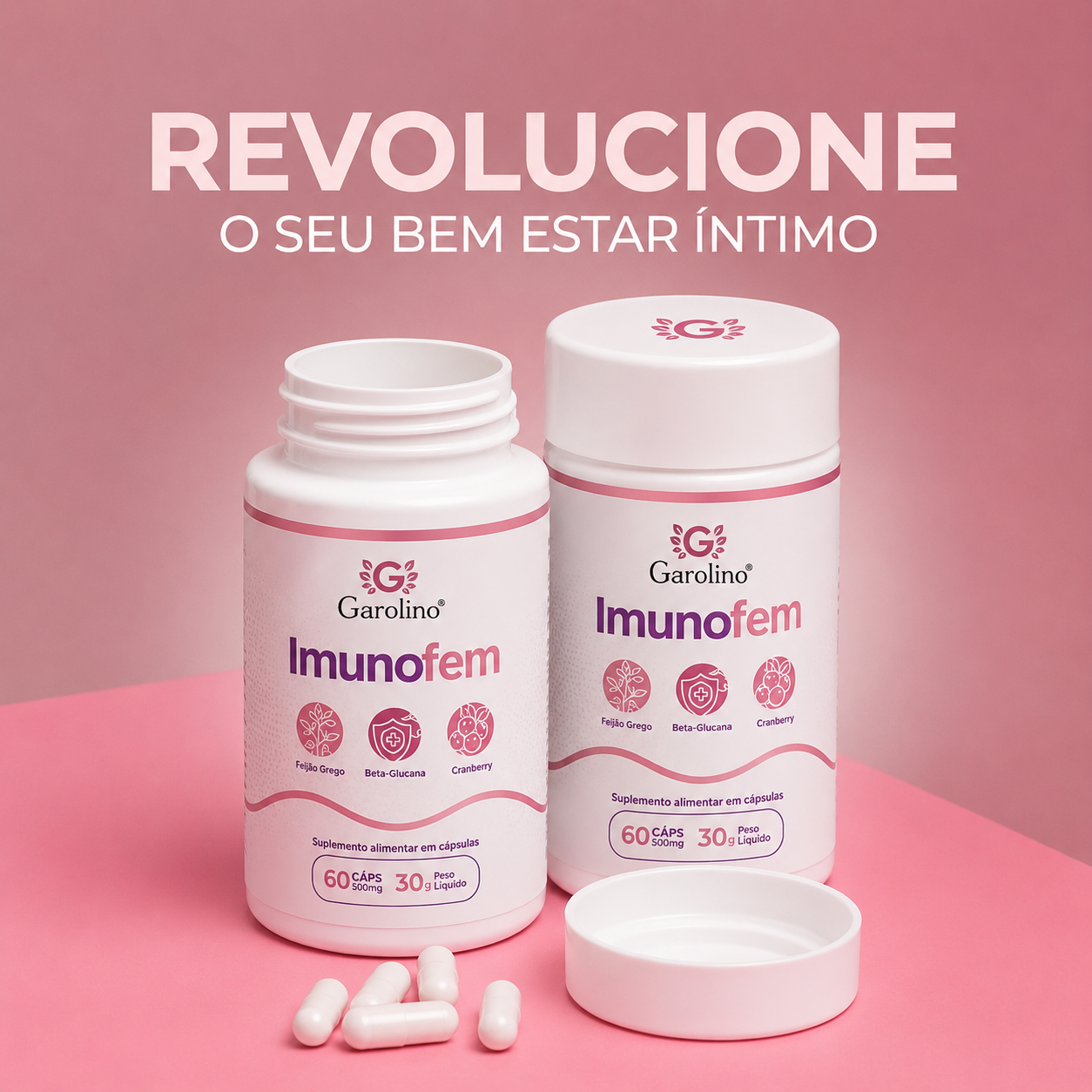 Garolino Imunofem Saúde Íntima Feminina