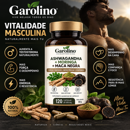 Garolino® Performance Masculina – Fórmula 3 em 1