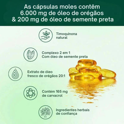Óleo de Orégano | Suplemento antioxidante natural (Edição limitada)
