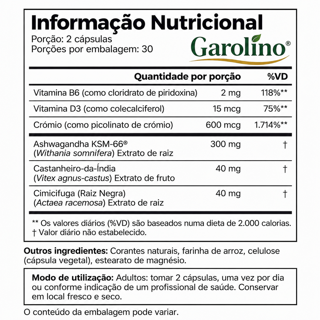 Cápsulas Vitamínicas para a Menopausa (Edição limitada)