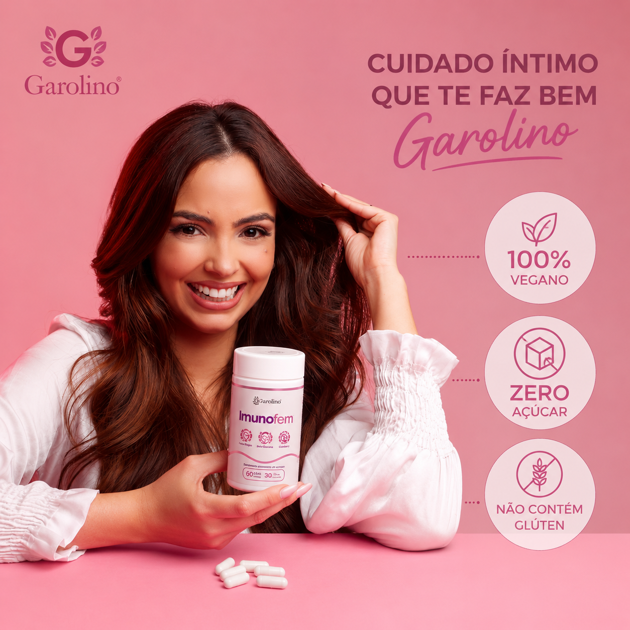 Garolino Imunofem Saúde Íntima Feminina