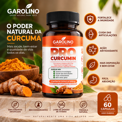Garolino Pro Curcumin – Fórmula Premium