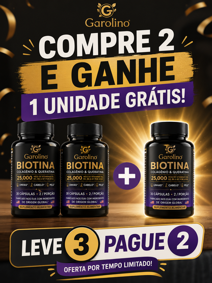 Biotina Max + Colágeno (Edição Limitada)