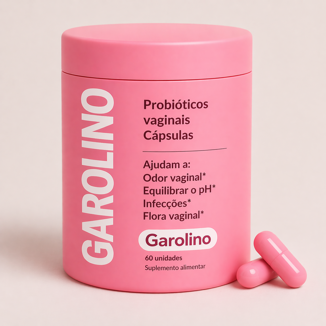 Cápsulas Probióticas Vaginais Garolino (Edição limitada)