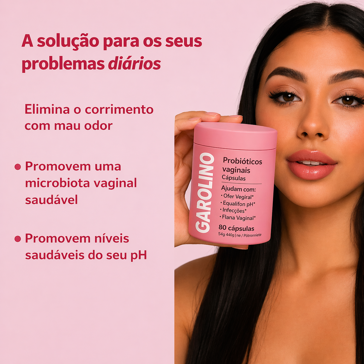 Cápsulas Probióticas Vaginais Garolino (Edição limitada)