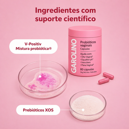Cápsulas Probióticas Vaginais Garolino (Edição limitada)