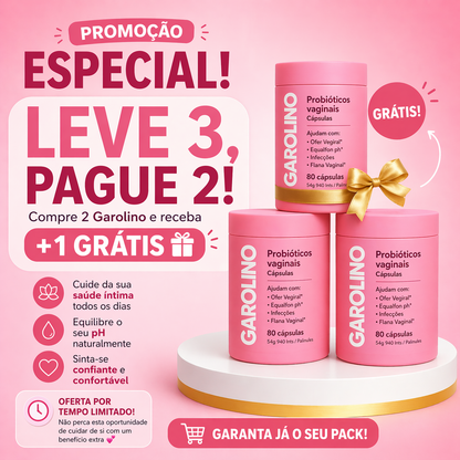 Cápsulas Probióticas Vaginais Garolino (Edição limitada)