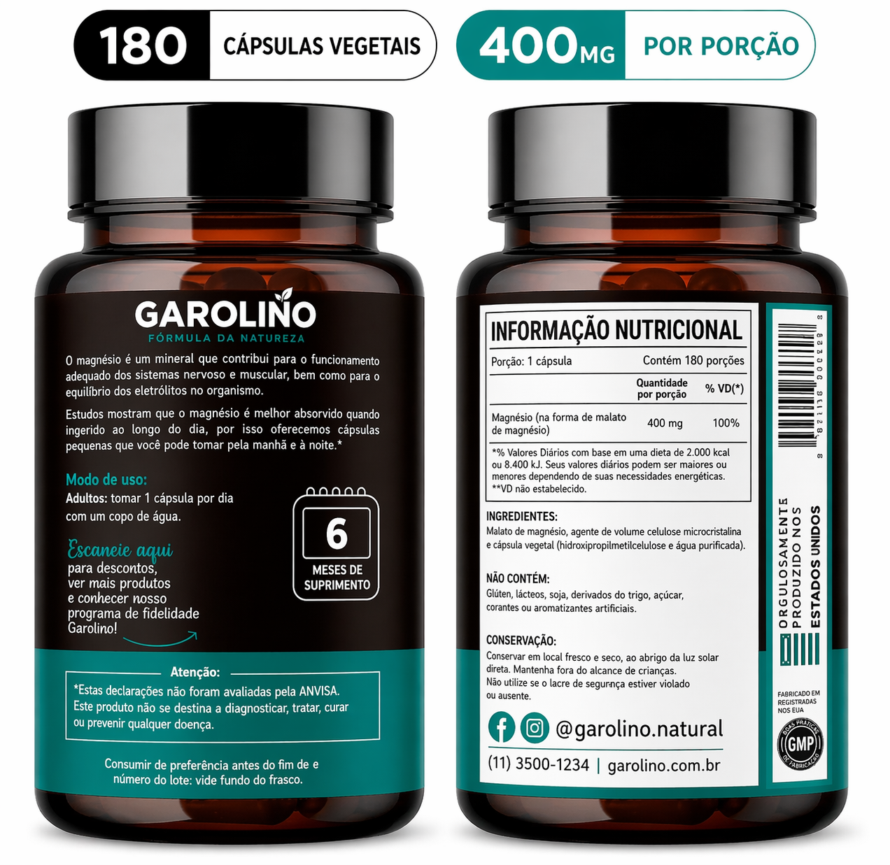 Malato de Magnésio Garolino (Edição Limitada)