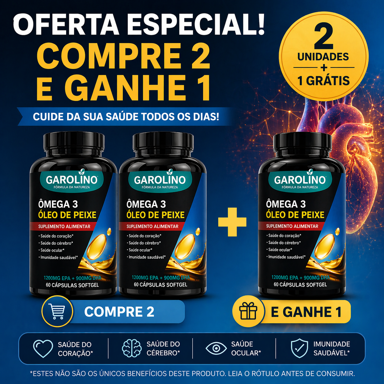 Omega-3 Óleo de peixe (Edição limitada)