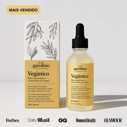 Tratamento com óleo natural para o crescimento do cabelo (Edição limitada)