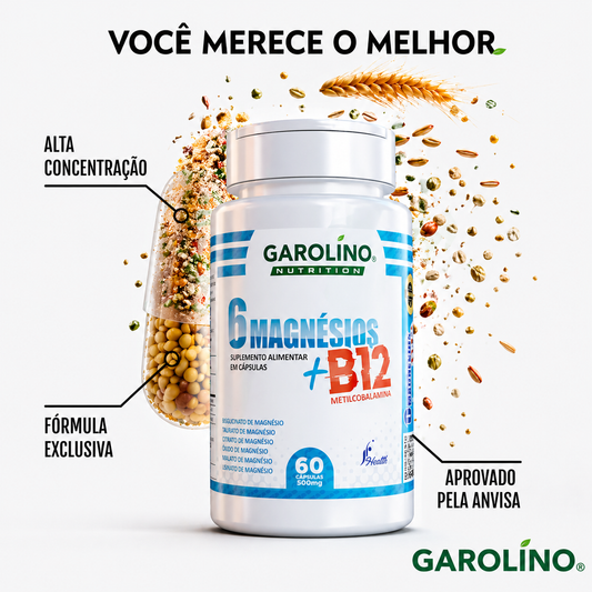 6 Magnésios + B12 Metilcobalamina (Edição Limitada)