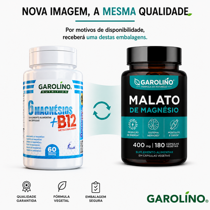 6 Magnésios + B12 Metilcobalamina (Edição Limitada)