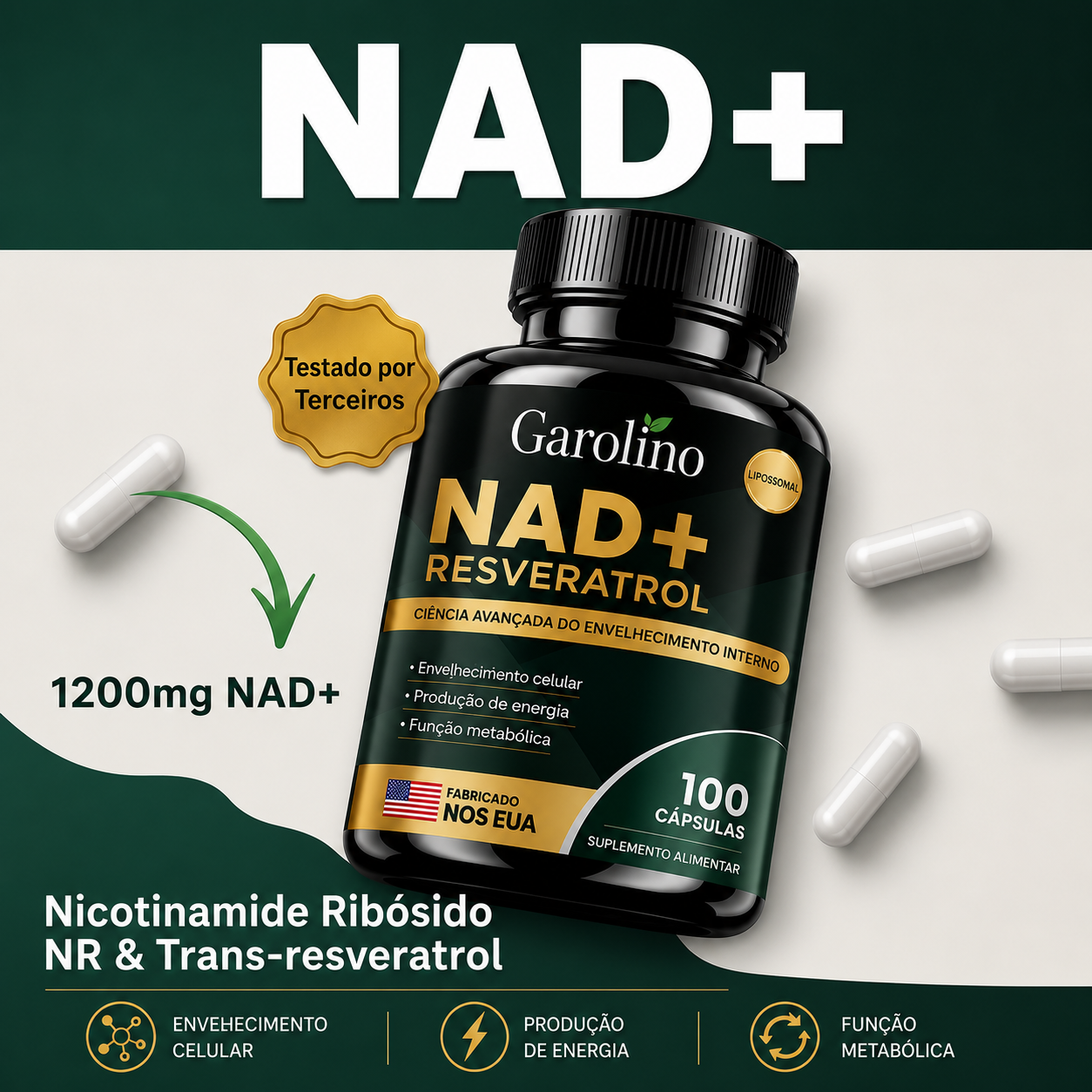 NAD+ Energia e Envelhecimento Saudável (Edição Limitada)