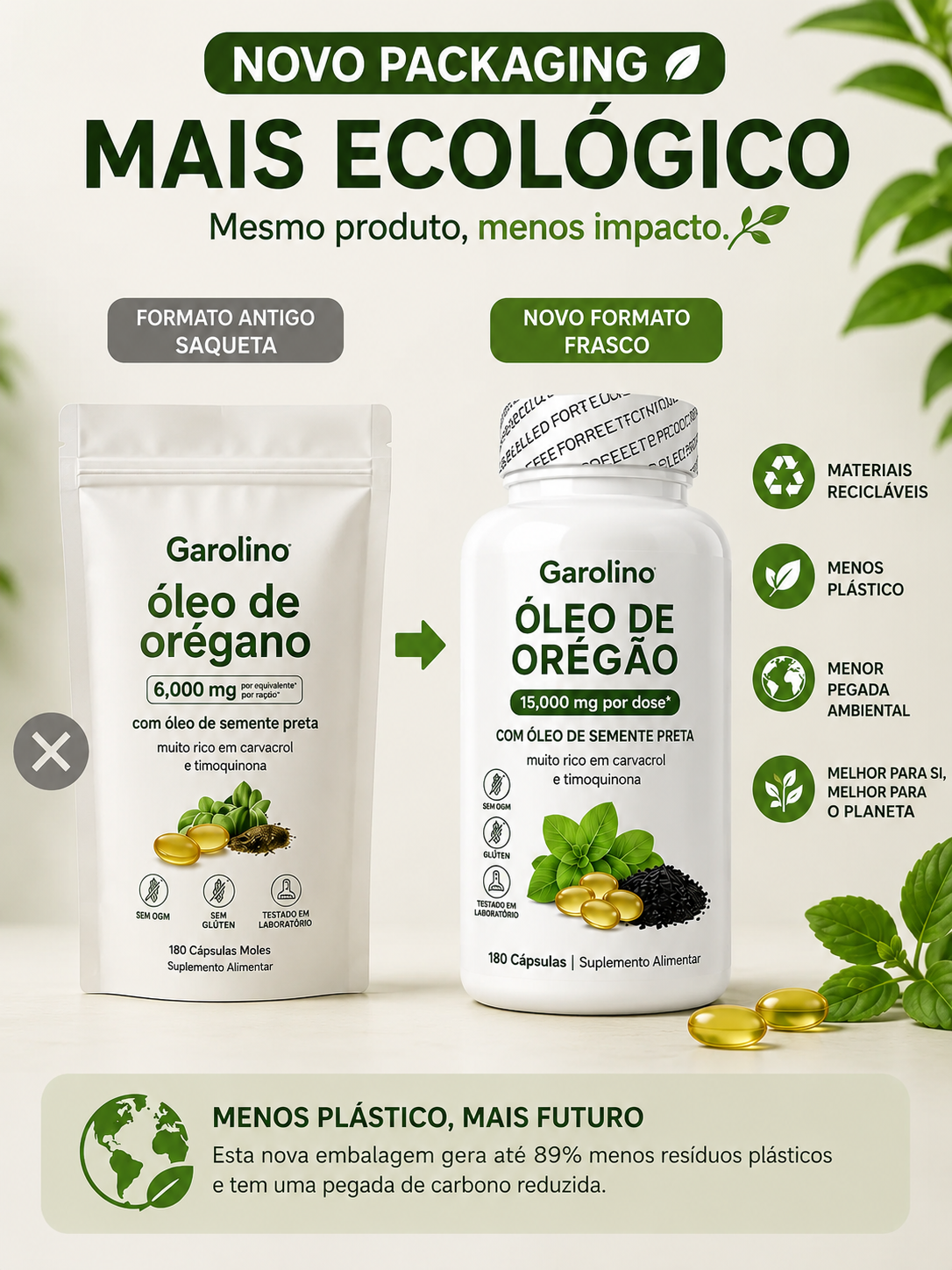 Óleo de Orégano | Suplemento antioxidante natural (Edição limitada)